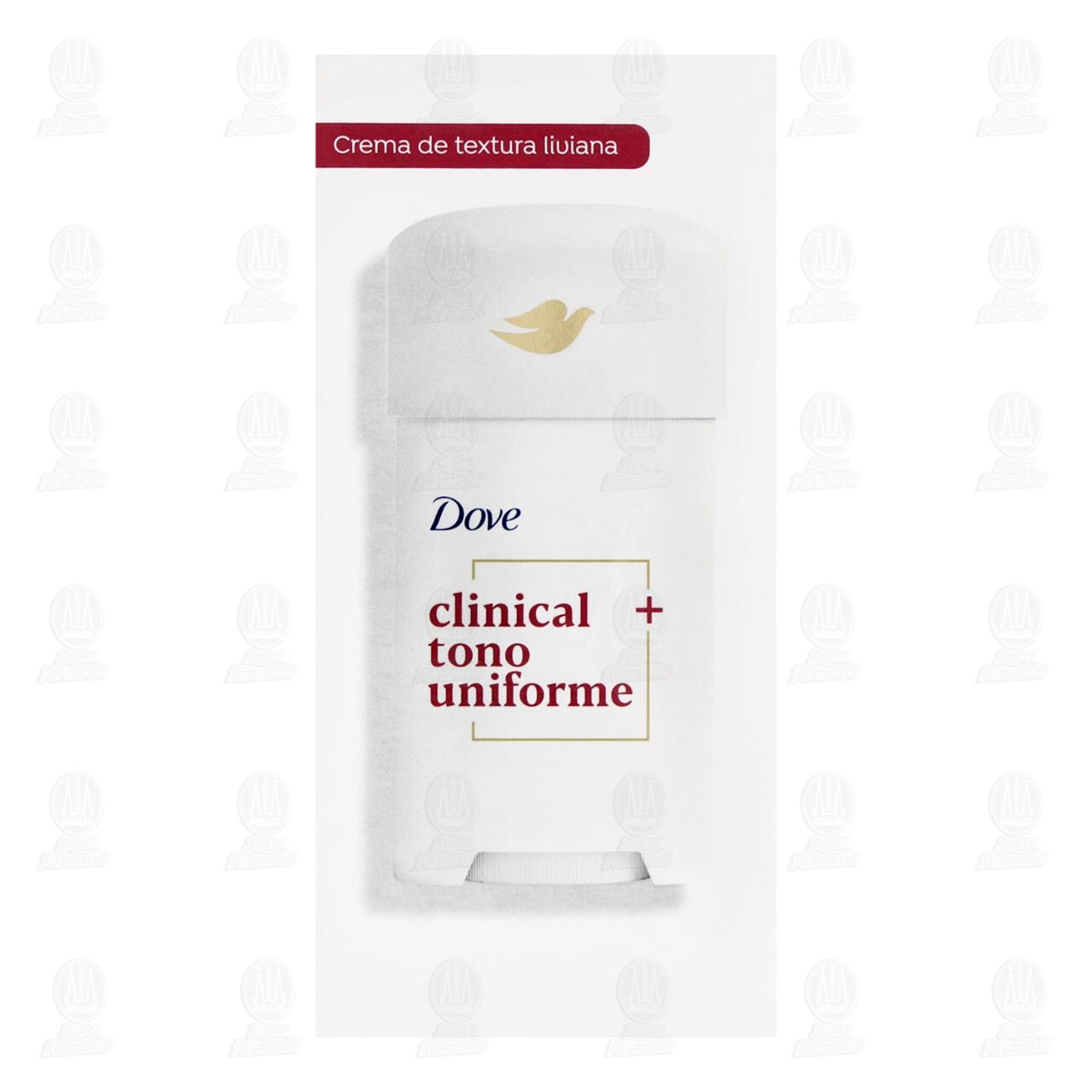 Antitranspirante Dove Clinical + Tono Uniforme en Crema, 58 gr. image number 2