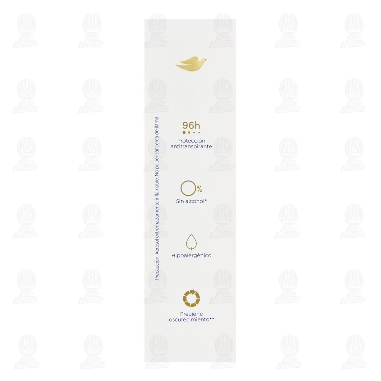 Antitranspirante Dove Clinical + Tono Uniforme Aerosol, 150 ml. image number 2