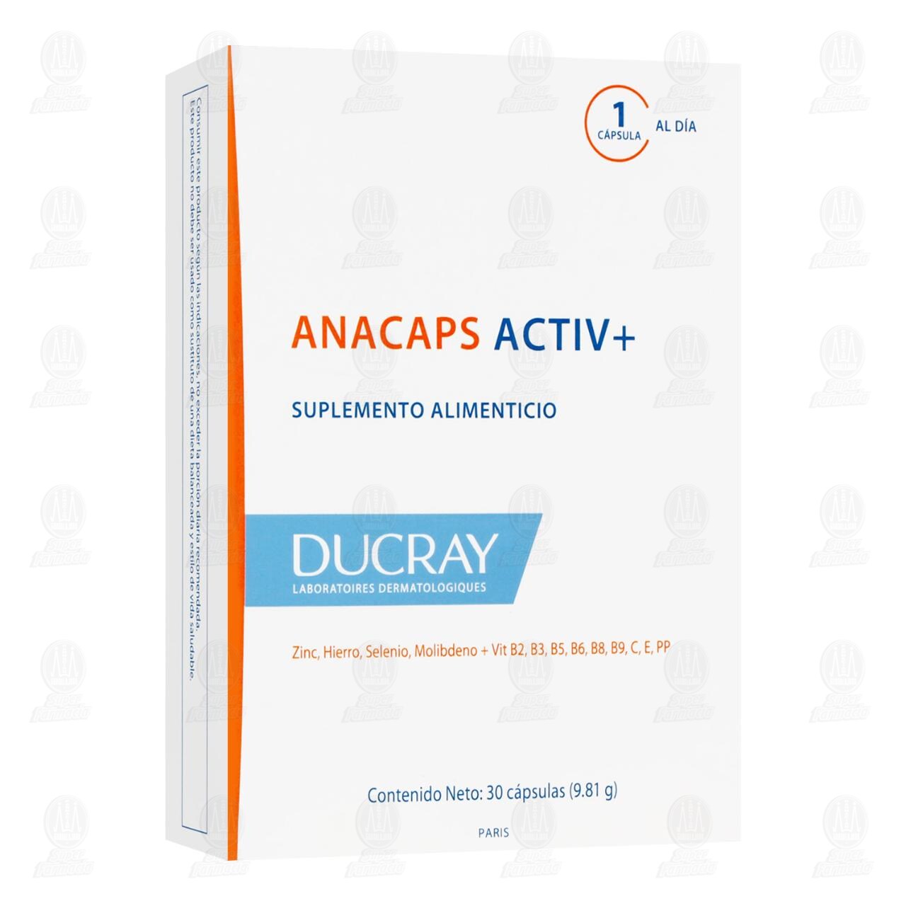 Anacaps Activ+ Suplemento Alimenticio, 30 Cápsulas. image number 0