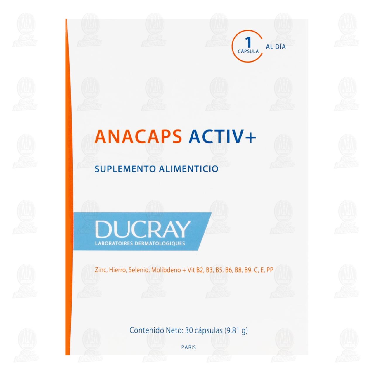Anacaps Activ+ Suplemento Alimenticio, 30 Cápsulas. image number 1