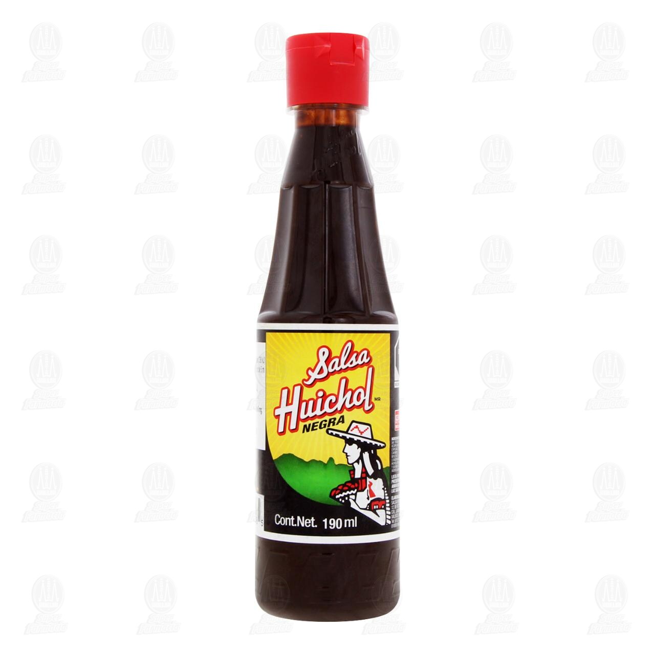 Salsa Huichol Negra, 190 ml. image number 1