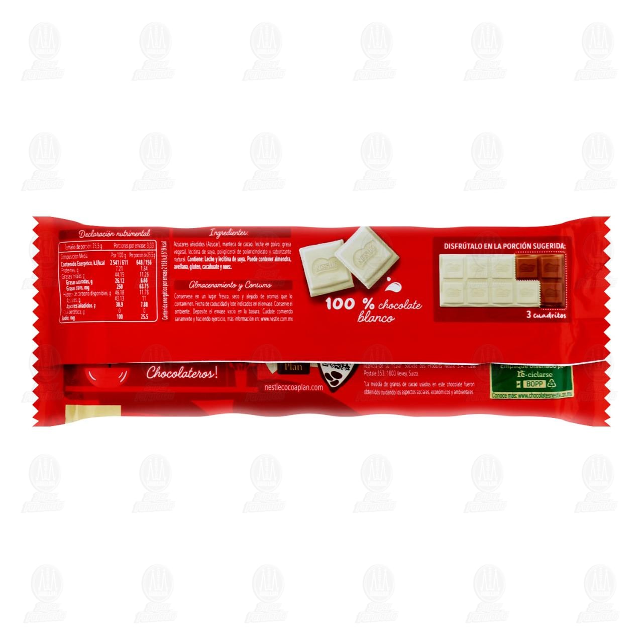 Chocolate Nestl&eacute; Blanco, 85 gr. image number 1