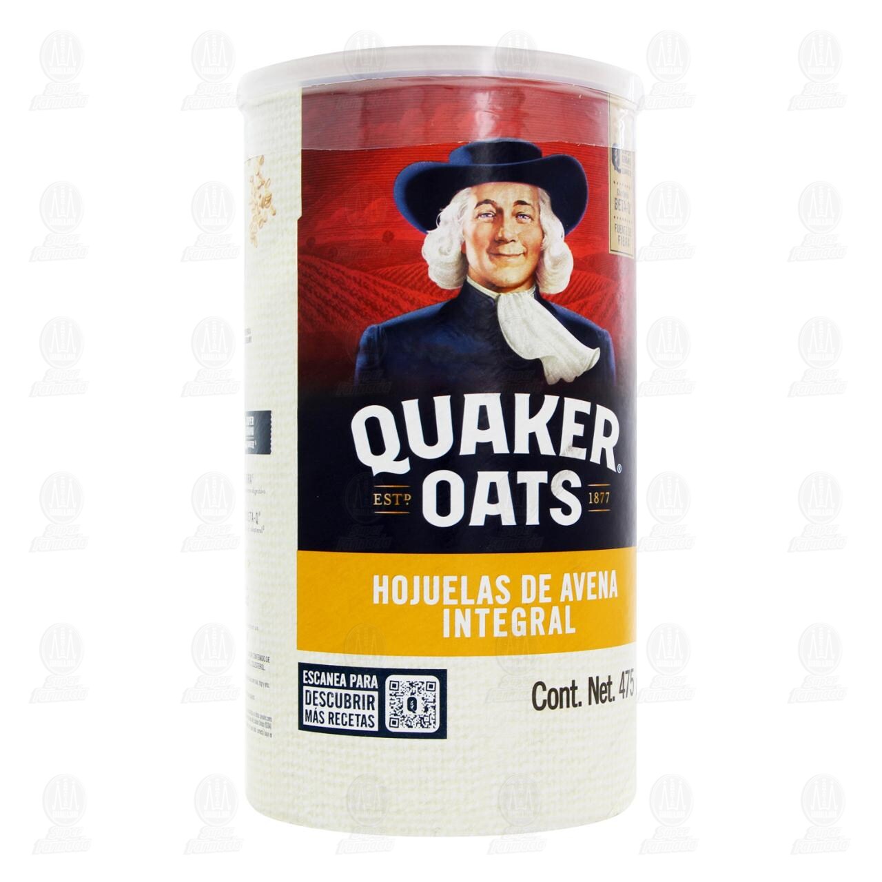 Hojuelas de Avena Quaker Oats Integral, 475 gr.