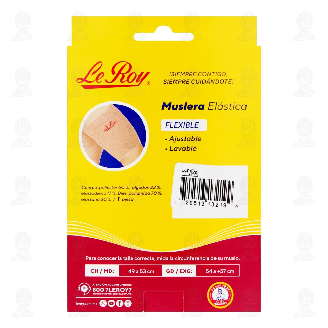 Muslera El&aacute;stica Le Roy GD/EXG, 1 pz. image number 2