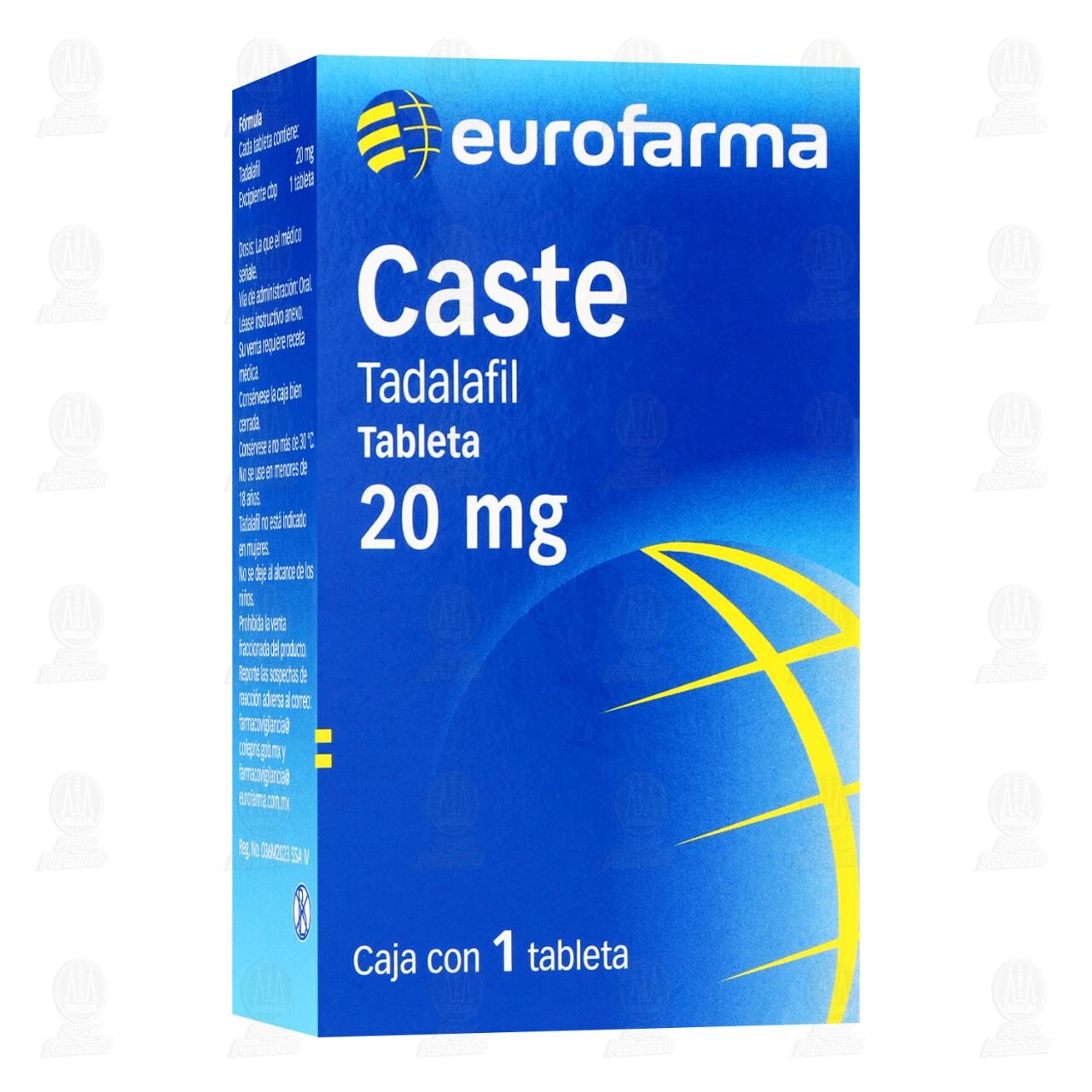 Caste 20 mg, 1 Tableta. image number 0
