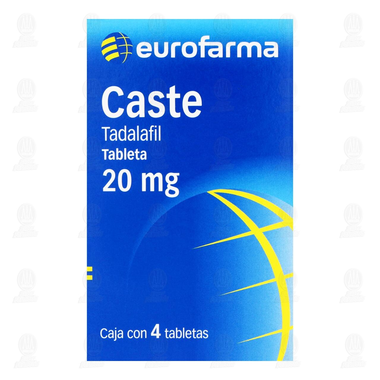 Caste 20 mg, 4 Tabletas. image number 1