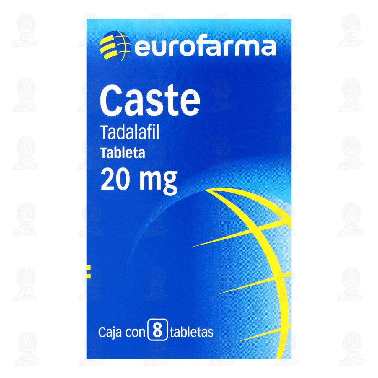 Caste 20 mg, 8 Tabletas. image number 1