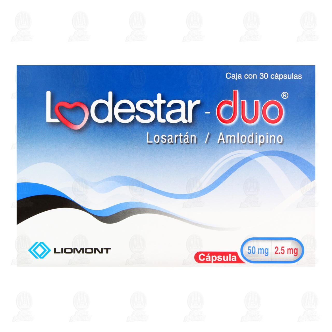 Lodestar Duo 50mg/2.5mg, 30 C&aacute;psulas. image number 1