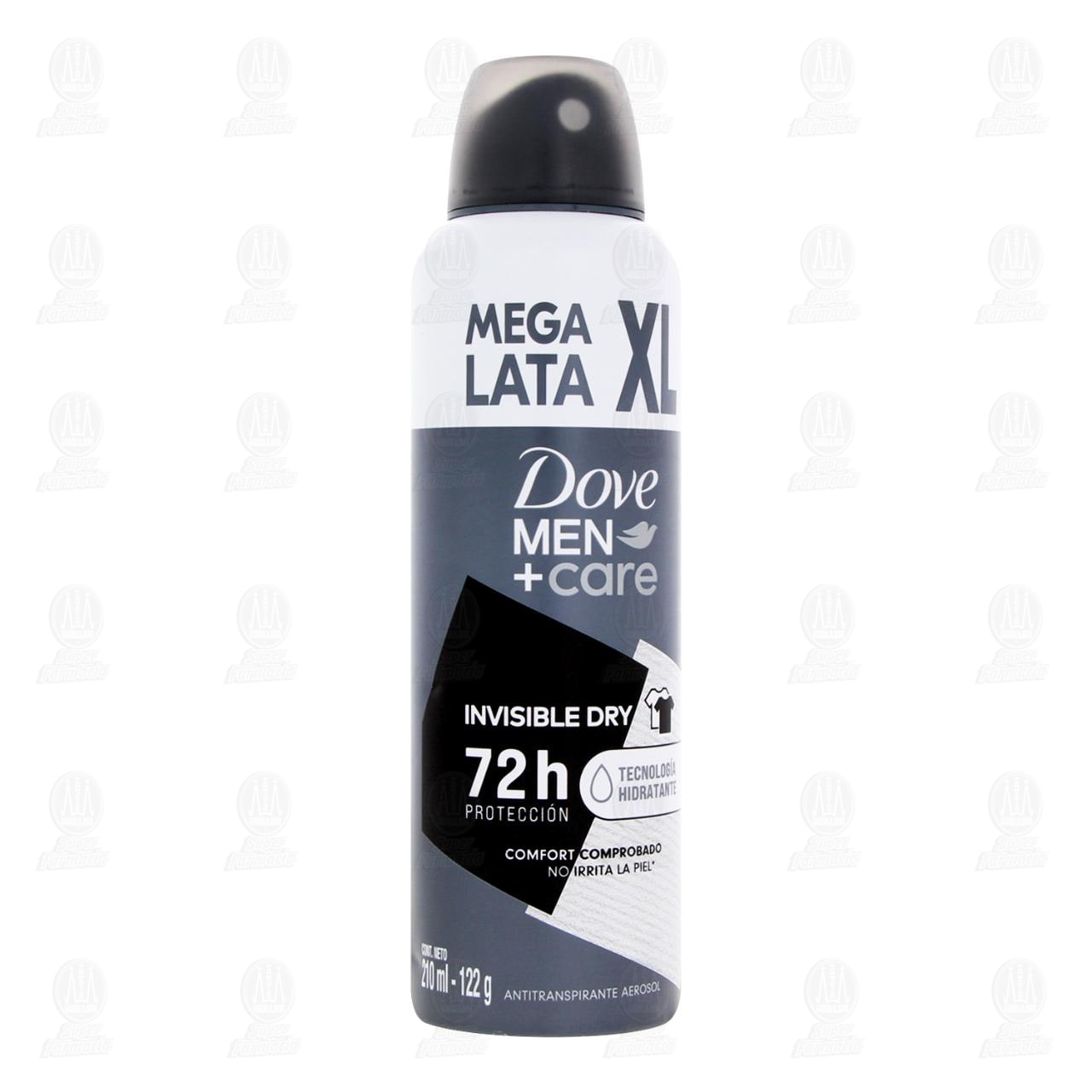 Imagen para Antitranspirante Dove Men +Care Invisible Dry XL en Aerosol, 210 ml.