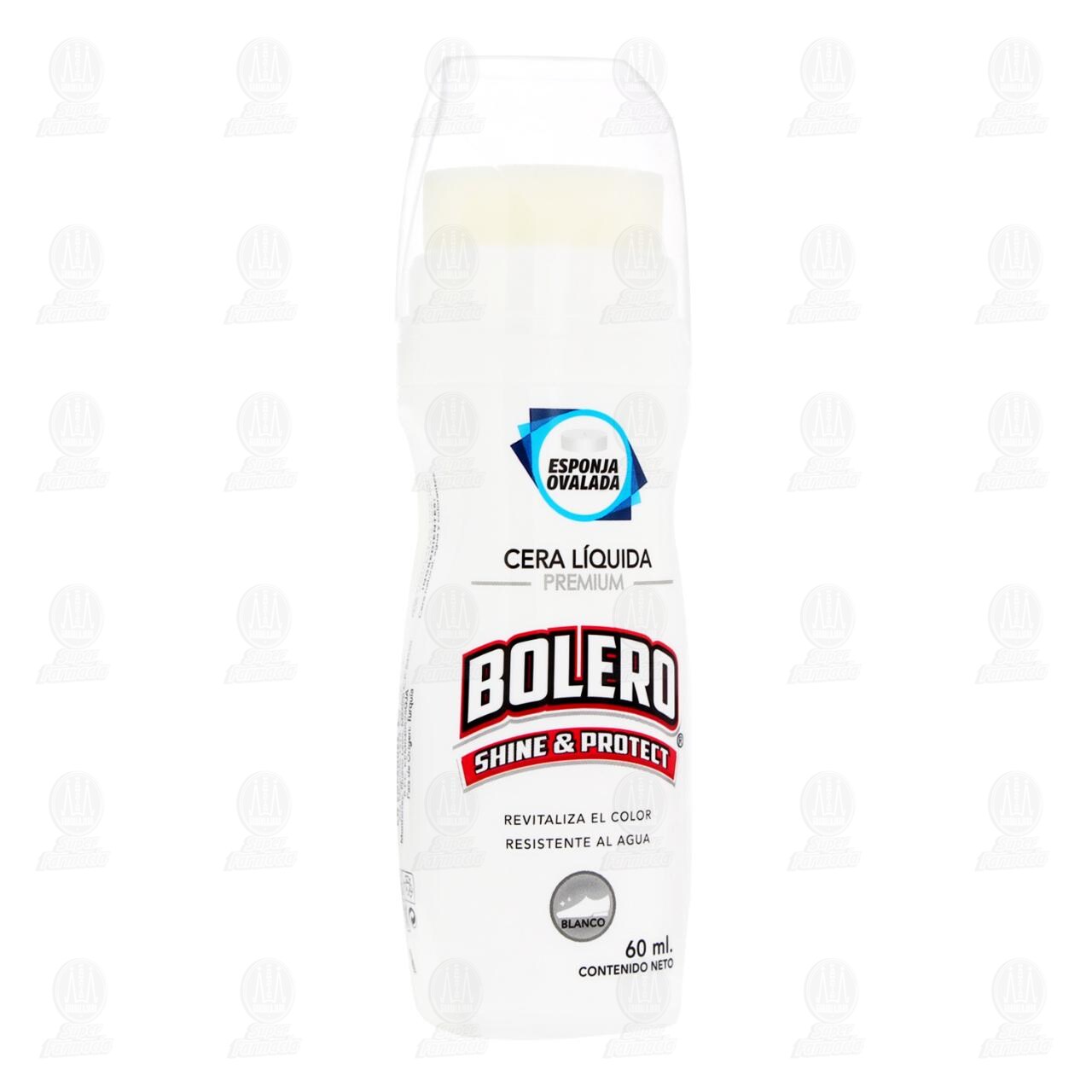 Cera Líquida Bolero Shine & Protect Blanco, 60 ml.