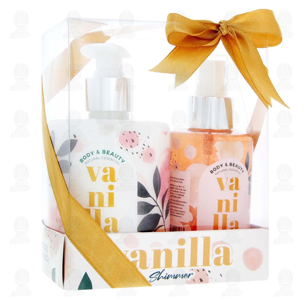 Imagen para Pack Body & Beauty Vanilla Shimmer Crema Corporal 300 ml + Loción Corporal 125 ml, 2 pzas.