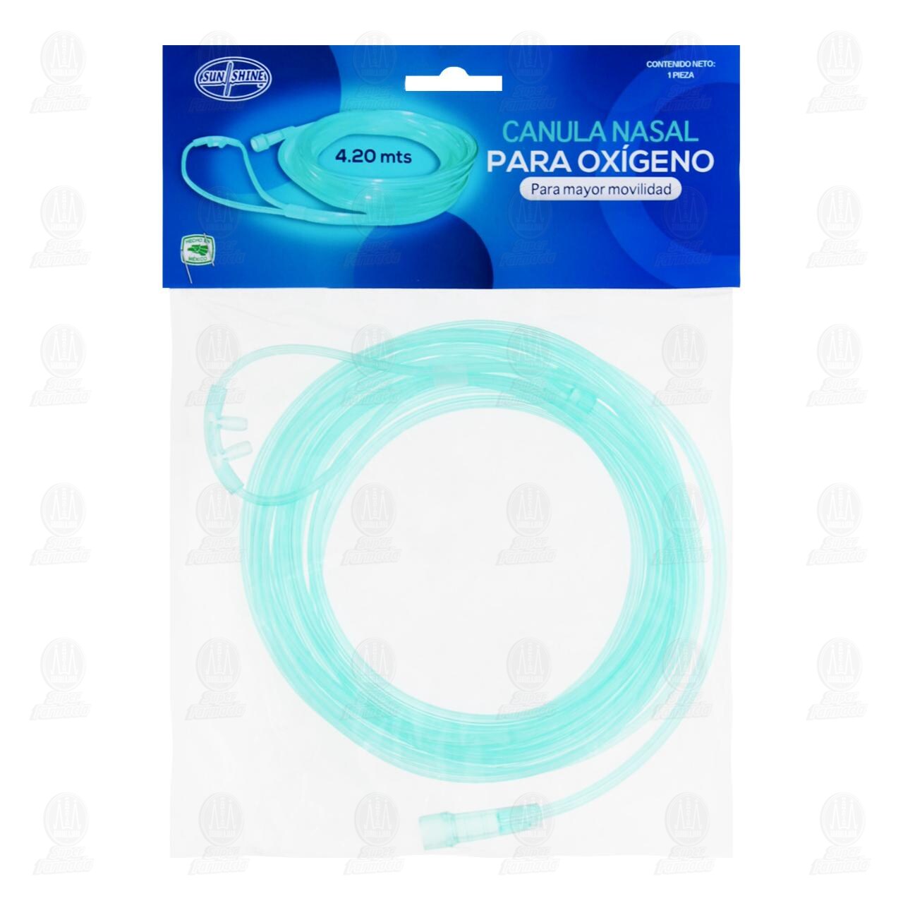 Canula Nasal Sun Shine para Oxígeno, 1 pz.