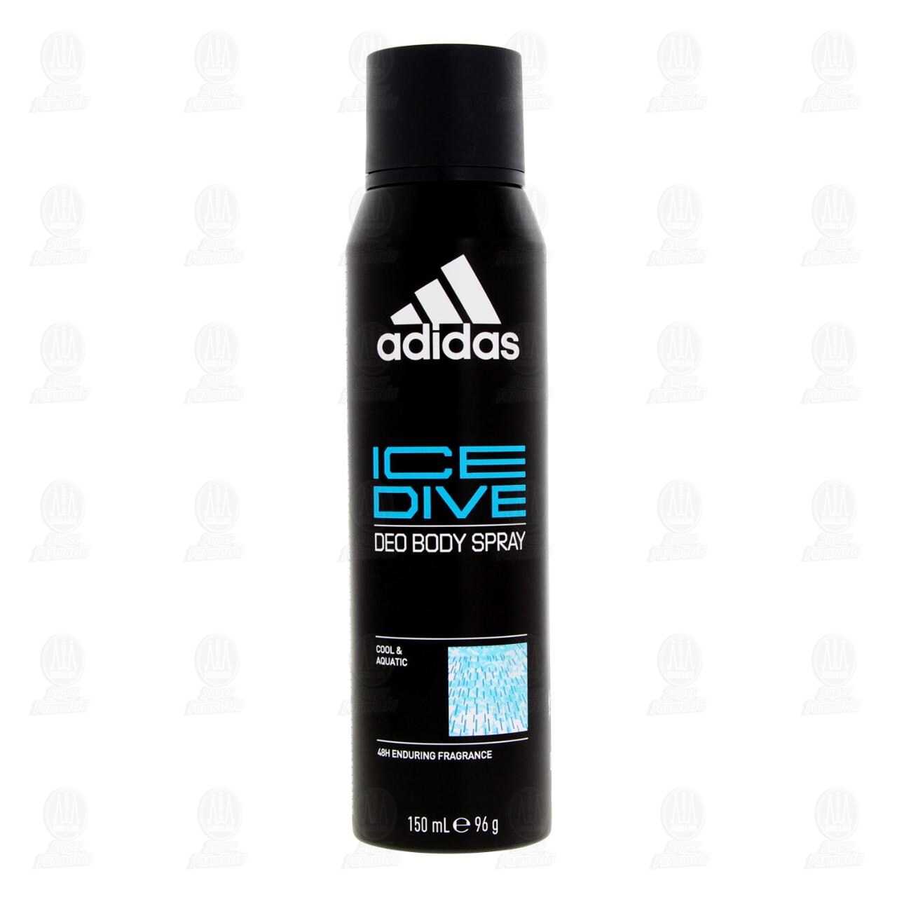 Body Spray Adidas Ice Dive en Aerosol, 150 ml. image number 1