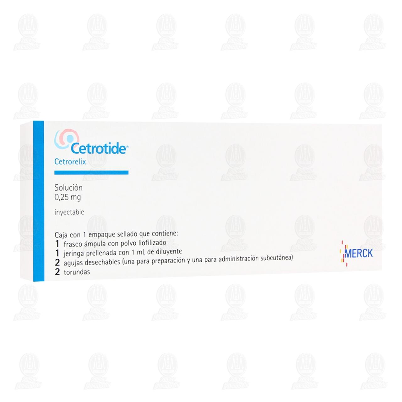 Cetrotide 0.25 mg Soluci&oacute;n Inyectable, 1 pz. image number 0