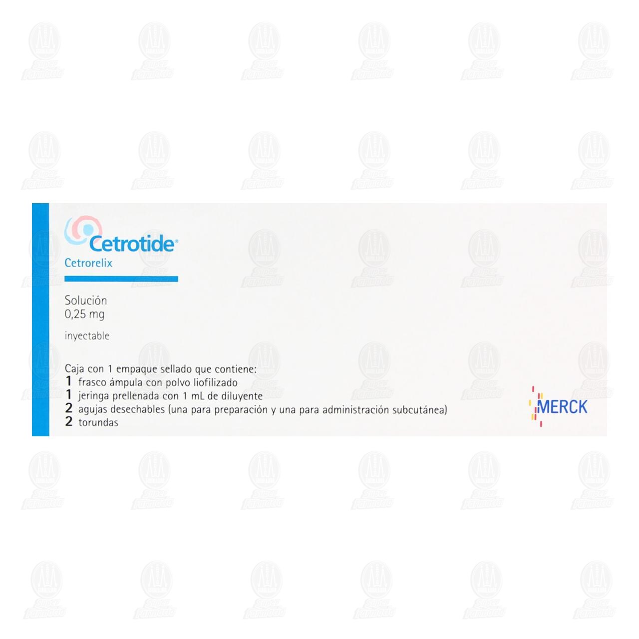 Cetrotide 0.25 mg Soluci&oacute;n Inyectable, 1 pz. image number 1