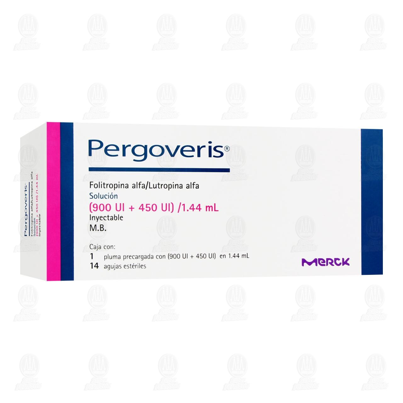 Pergoveris 900UI+450UI/1.44ml Soluci&oacute;n Inyectable, 1 Pluma Precargada. image number 0