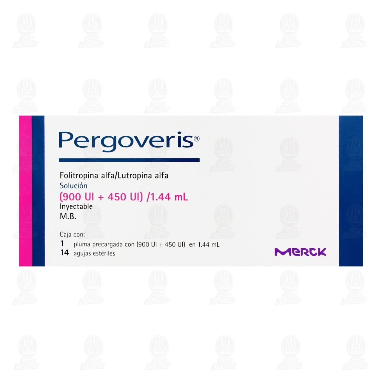Pergoveris 900UI+450UI/1.44ml Soluci&oacute;n Inyectable, 1 Pluma Precargada. image number 1