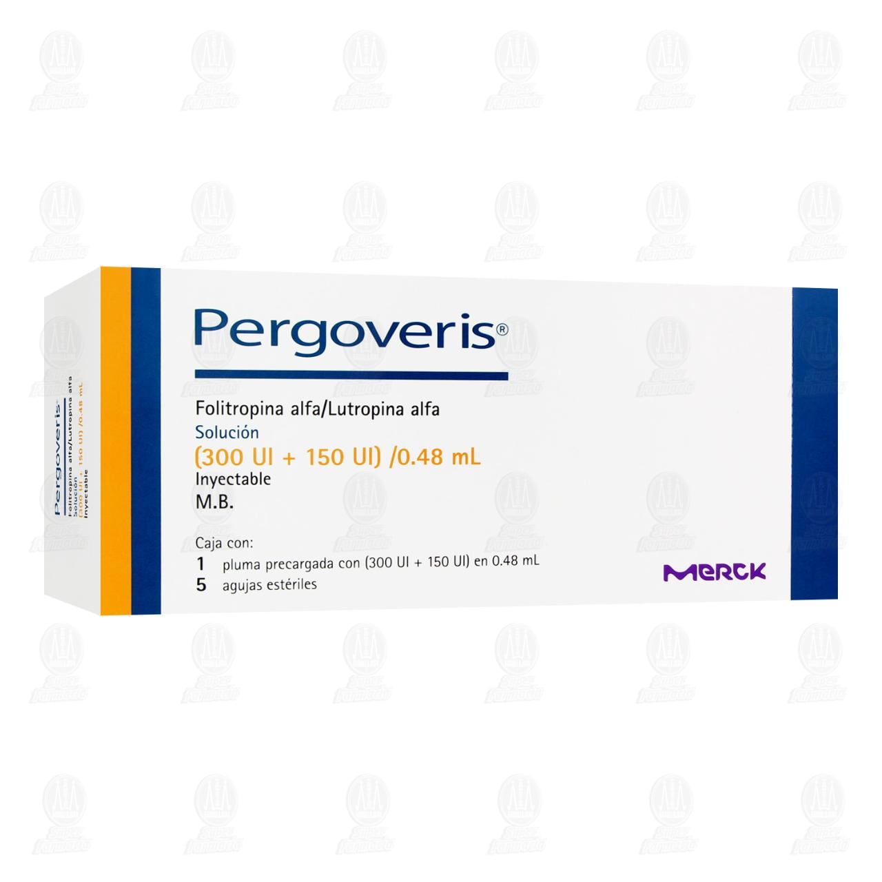 Imagen para Pergoveris 300UI+150UI/0.48ml Solución Inyectable, 1 Pluma Precargada.