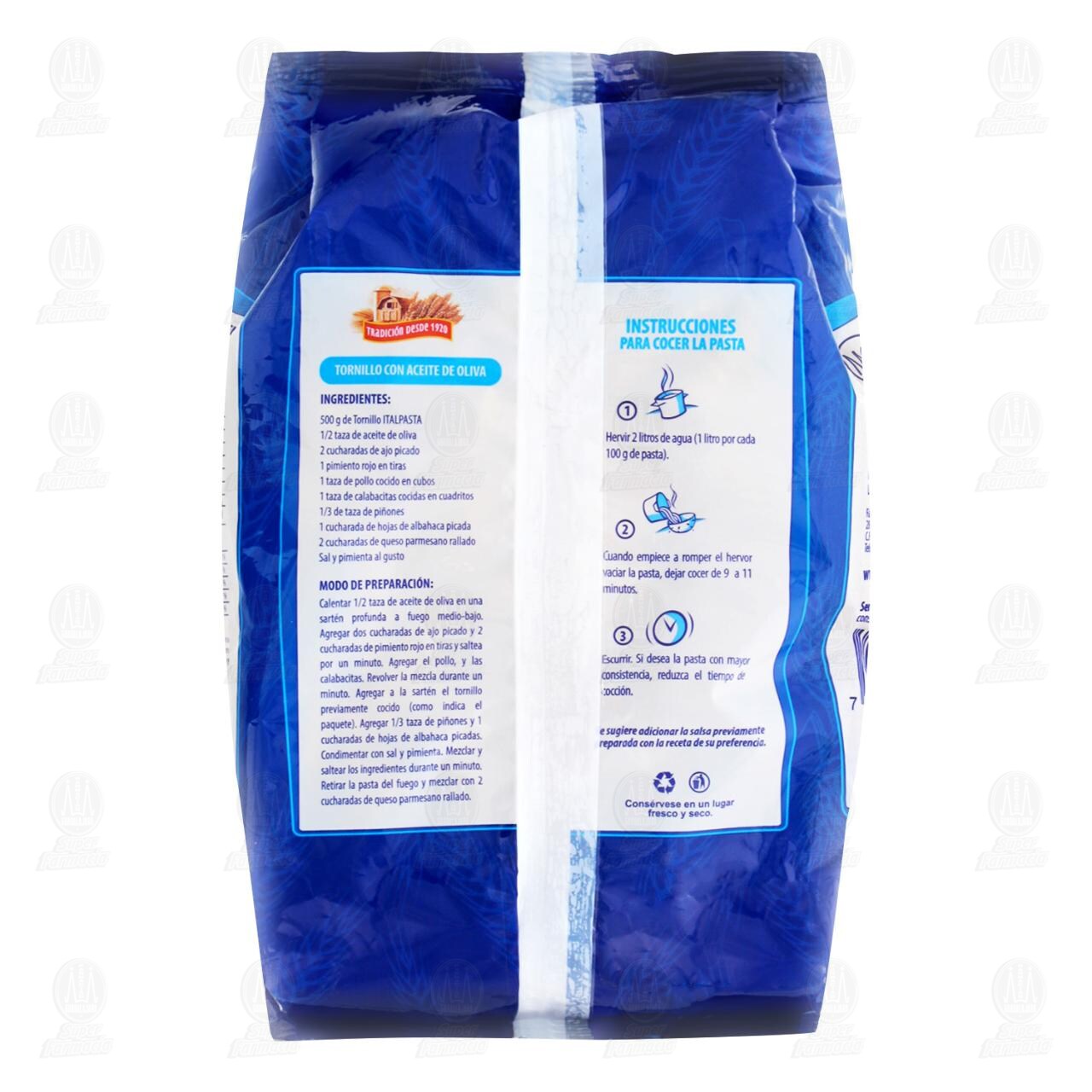 Pasta Italpasta Tornillo, 500 gr. image number 1