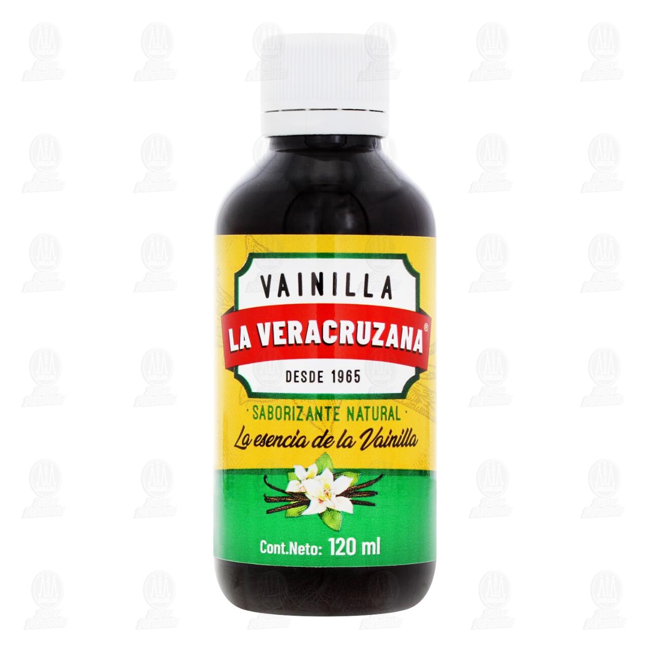 Saborizante Vainilla La Veracruzana, 120 ml. image number 1