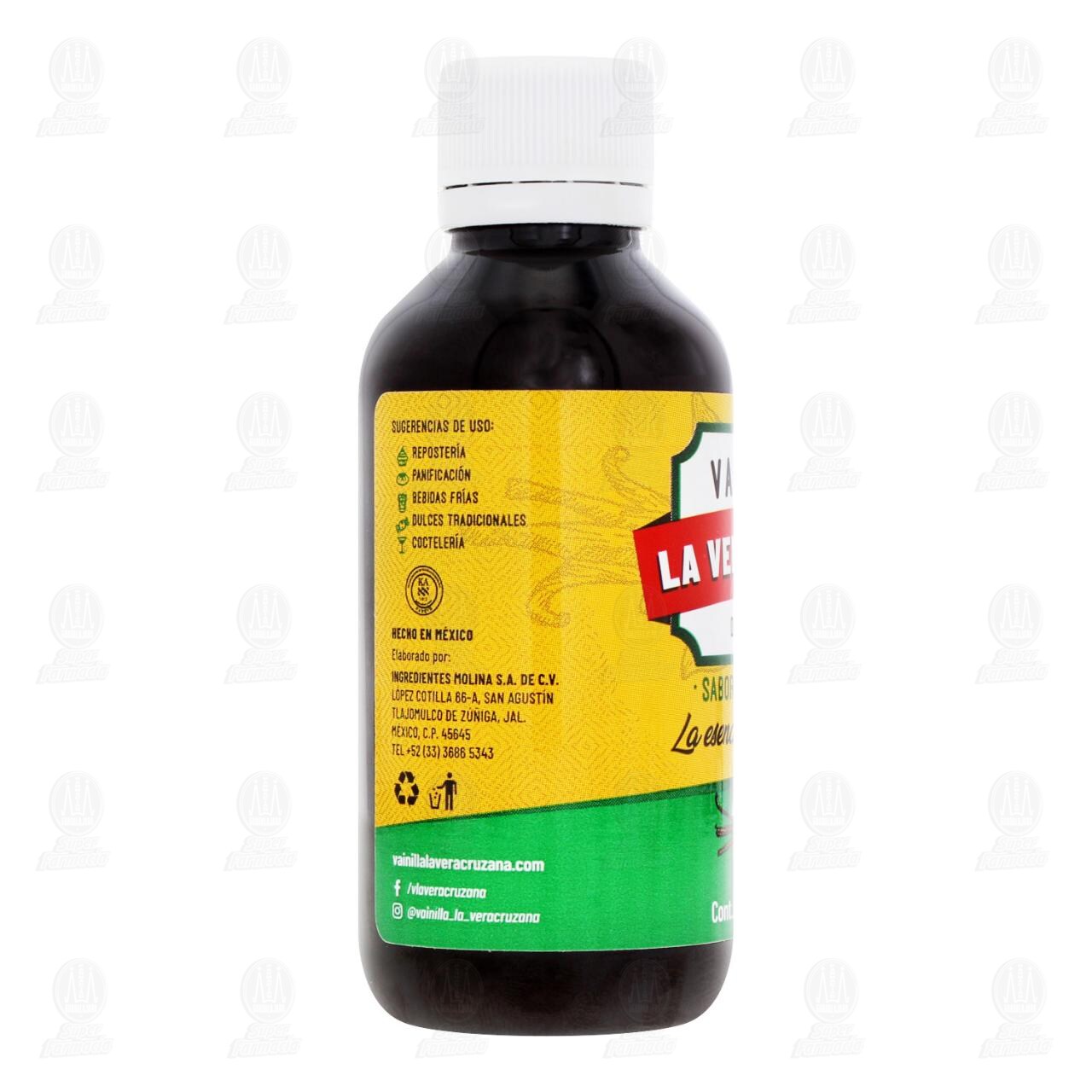 Saborizante Vainilla La Veracruzana, 120 ml. image number 4