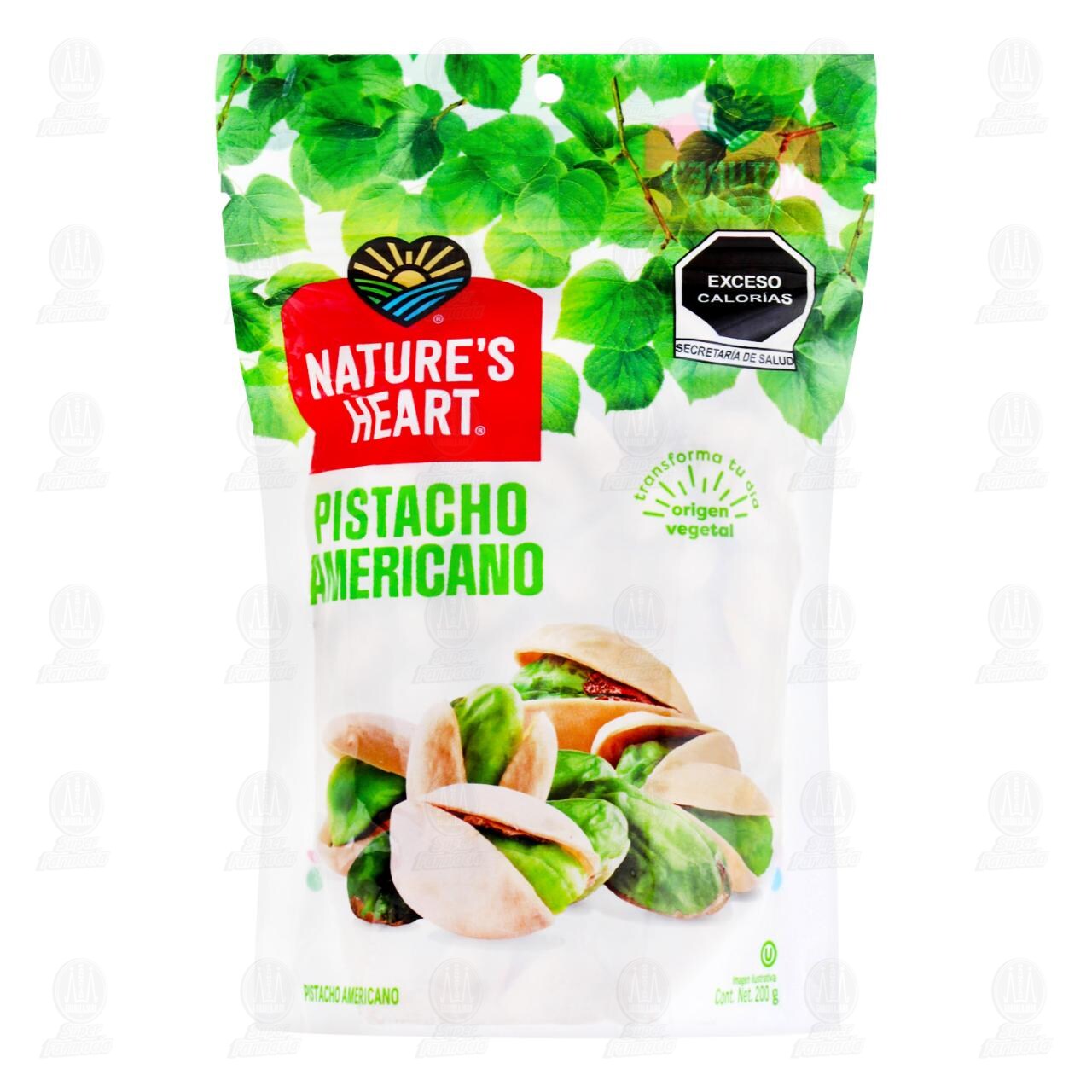 Botana Nature's Heart Pistacho Americano, 200 gr.