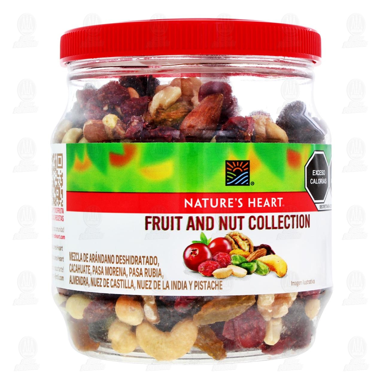 Imagen para Botana Nature's Heart Fruit And Nut Collection, 450 gr.