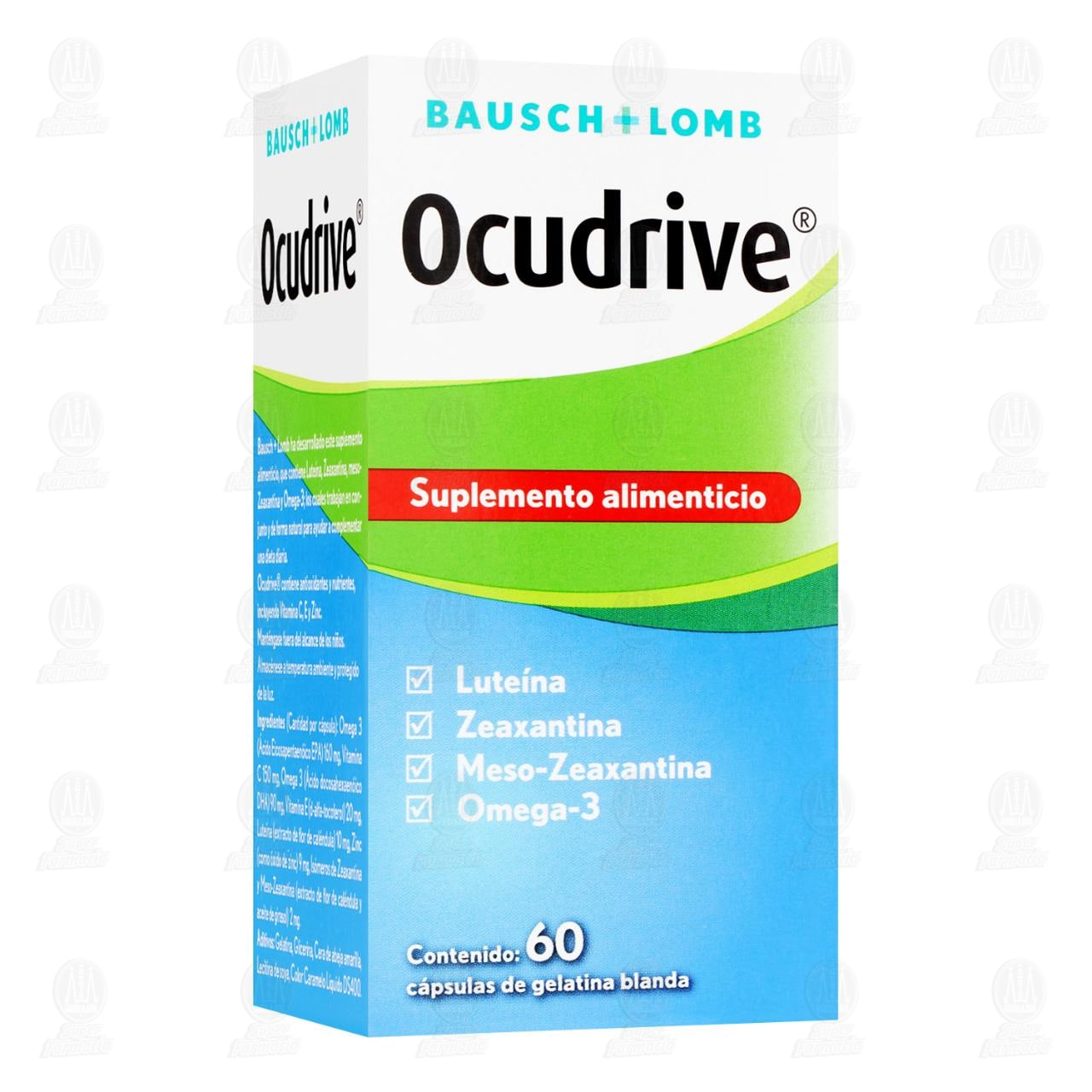 Imagen para Suplemento Alimenticio Ocudrive, 60 Cápsulas.