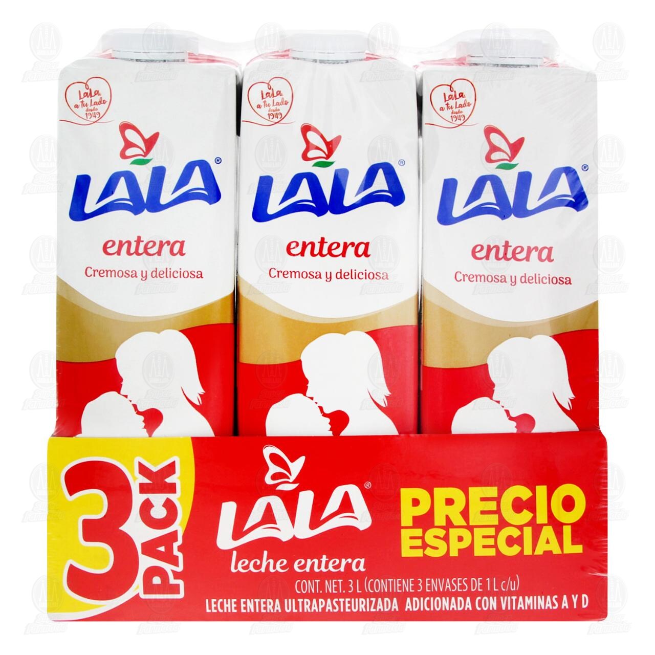 Pack Leche Lala Entera Ultrapasteurizada Precio Especial, 3 pzas. image number 1