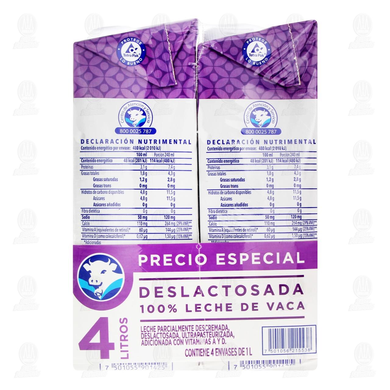 Pack Leche Alpura Deslactosada Ultrapasteurizada Precio Especial, 4 pzas. image number 2