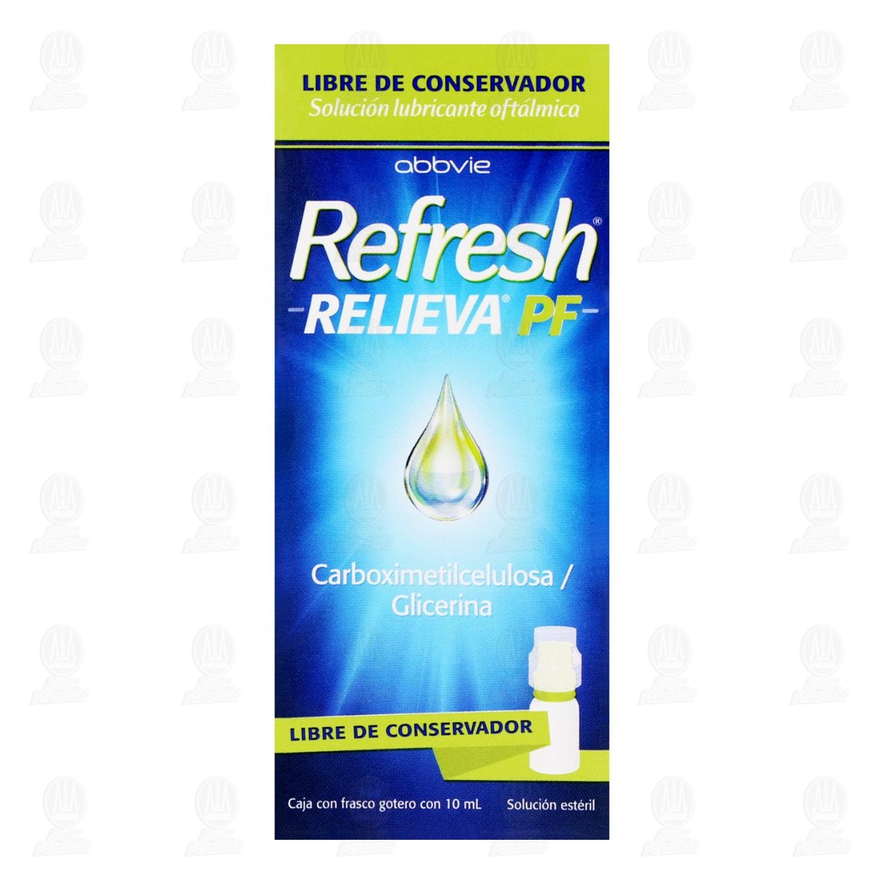 Refresh Relieva PF Soluci&oacute;n Lubricante Oft&aacute;lmica, 10 ml. image number 1