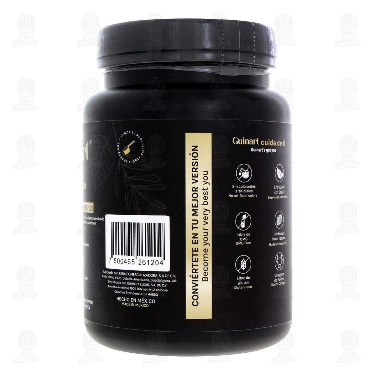 Col&aacute;geno Hidrolizado Guinart Frutos Rojos, 500 gr. image number 3