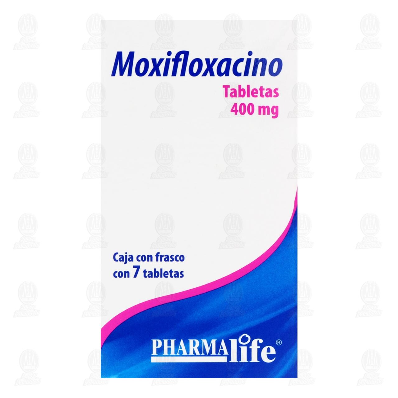 Moxifloxacino 400 mg, 7 Tabletas Pharmalife. image number 1