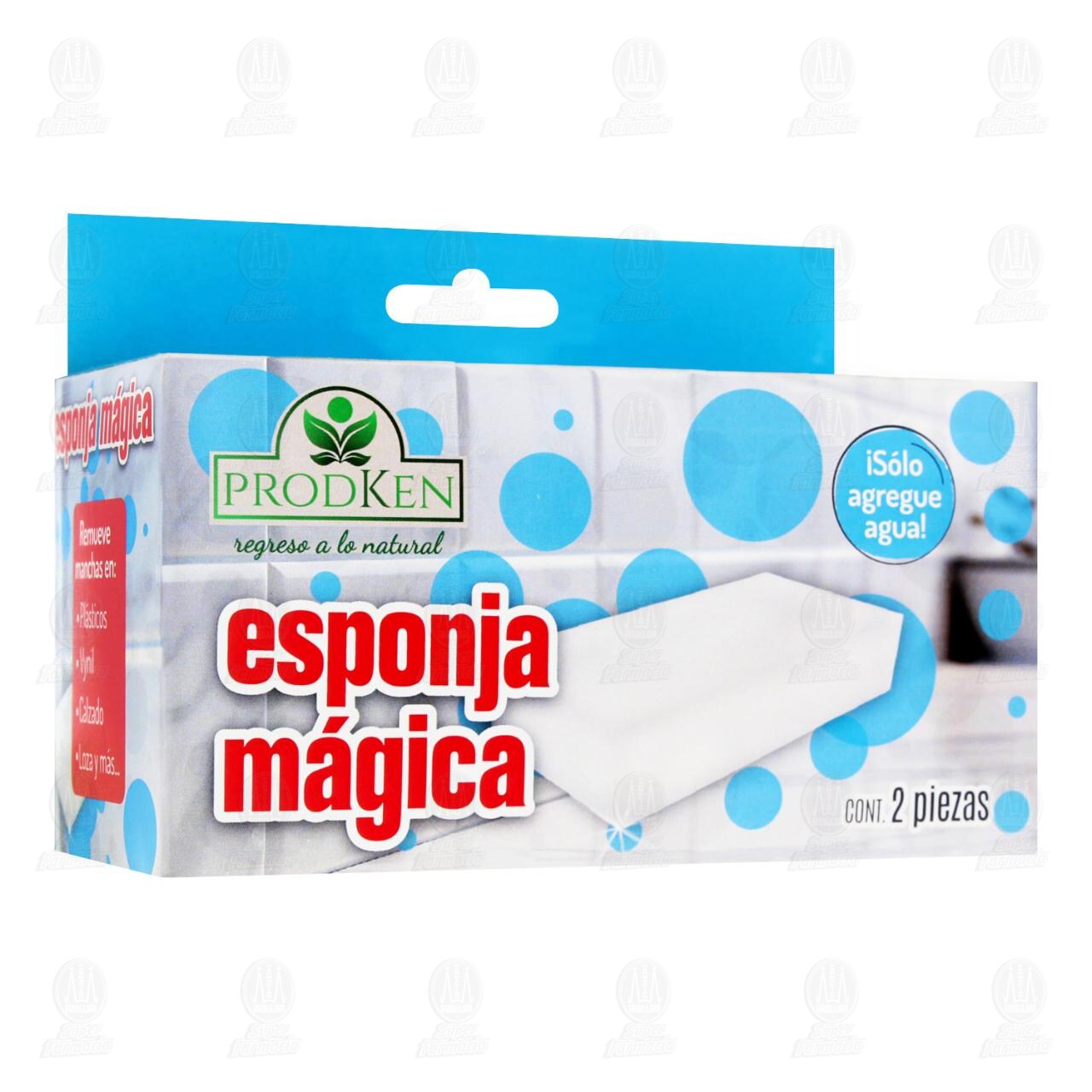 Esponja M&aacute;gica Prodken, 2 pzas. image number 0