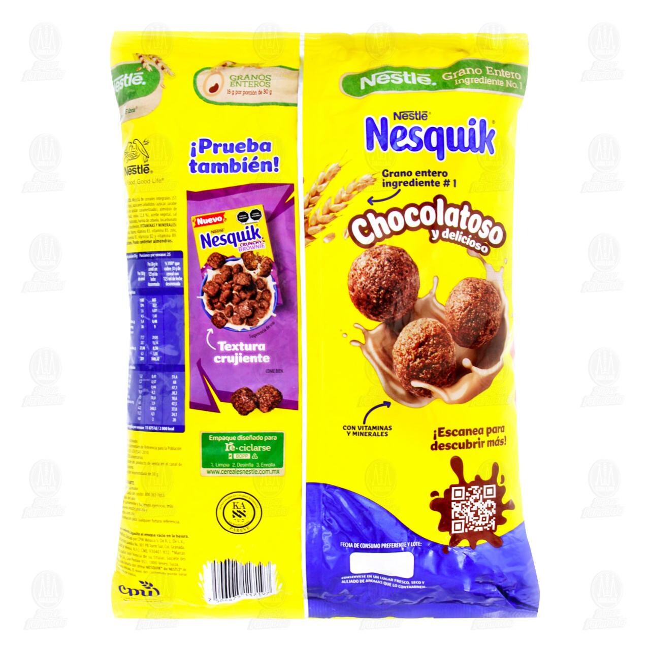 Cereal Nestlé Nesquik Sabor Chocolate, 750 gr. image number 1