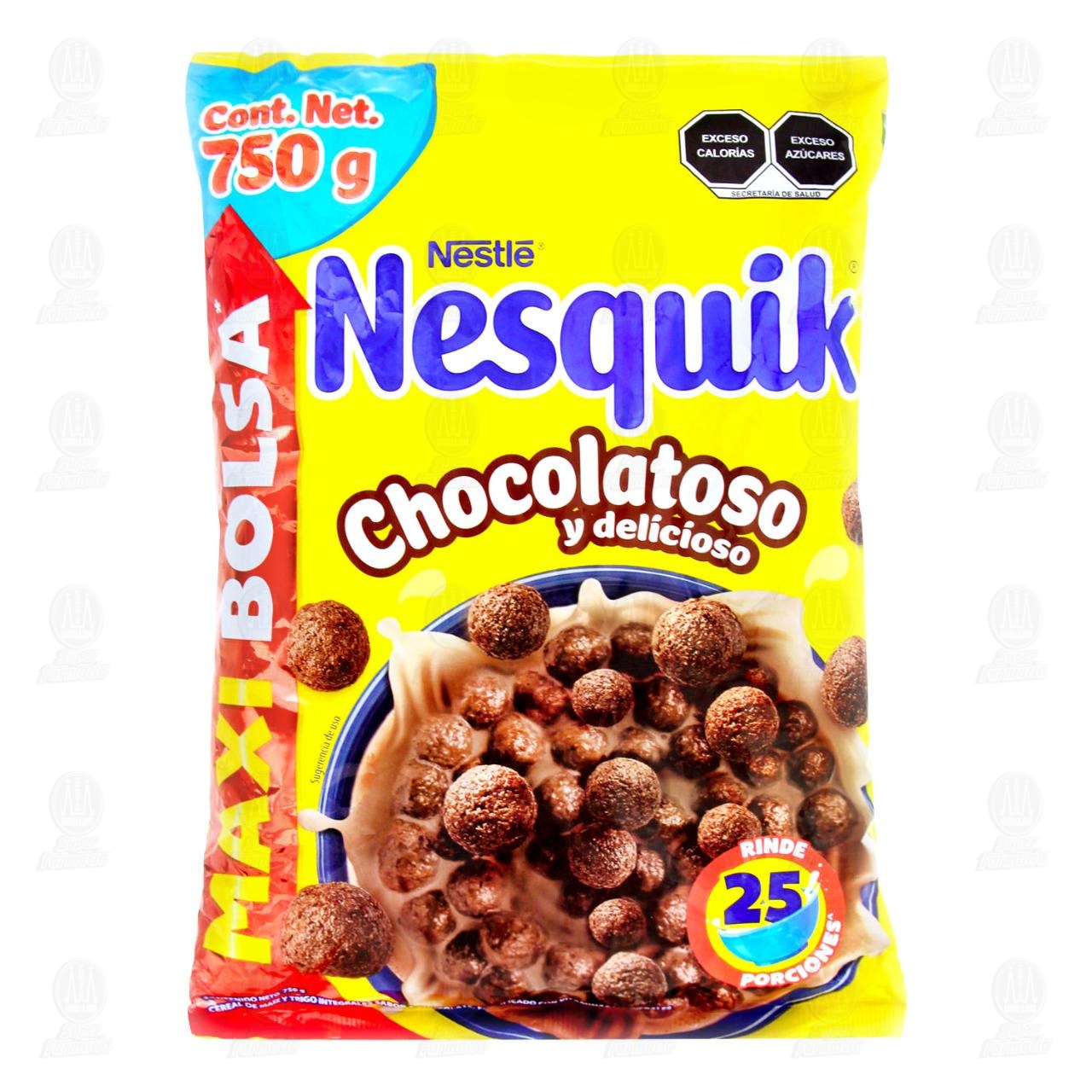 Cereal Nestlé Nesquik Sabor Chocolate, 750 gr. image number 0
