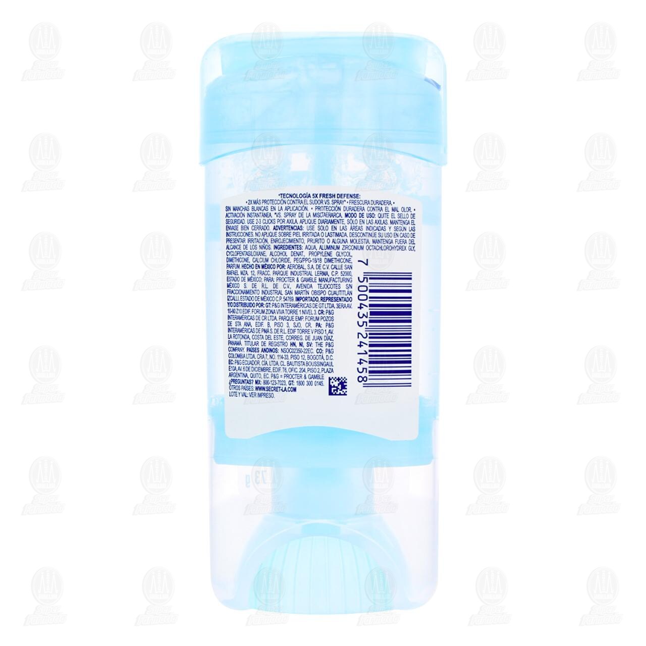 Antitranspirante Secret Waterlily en Gel, 73 gr. image number 2