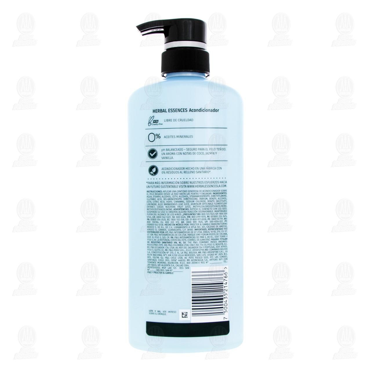 Acondicionador Herbal Essences Hidrata Agua de Coco & Jazm&iacute;n, 600 ml. image number 2