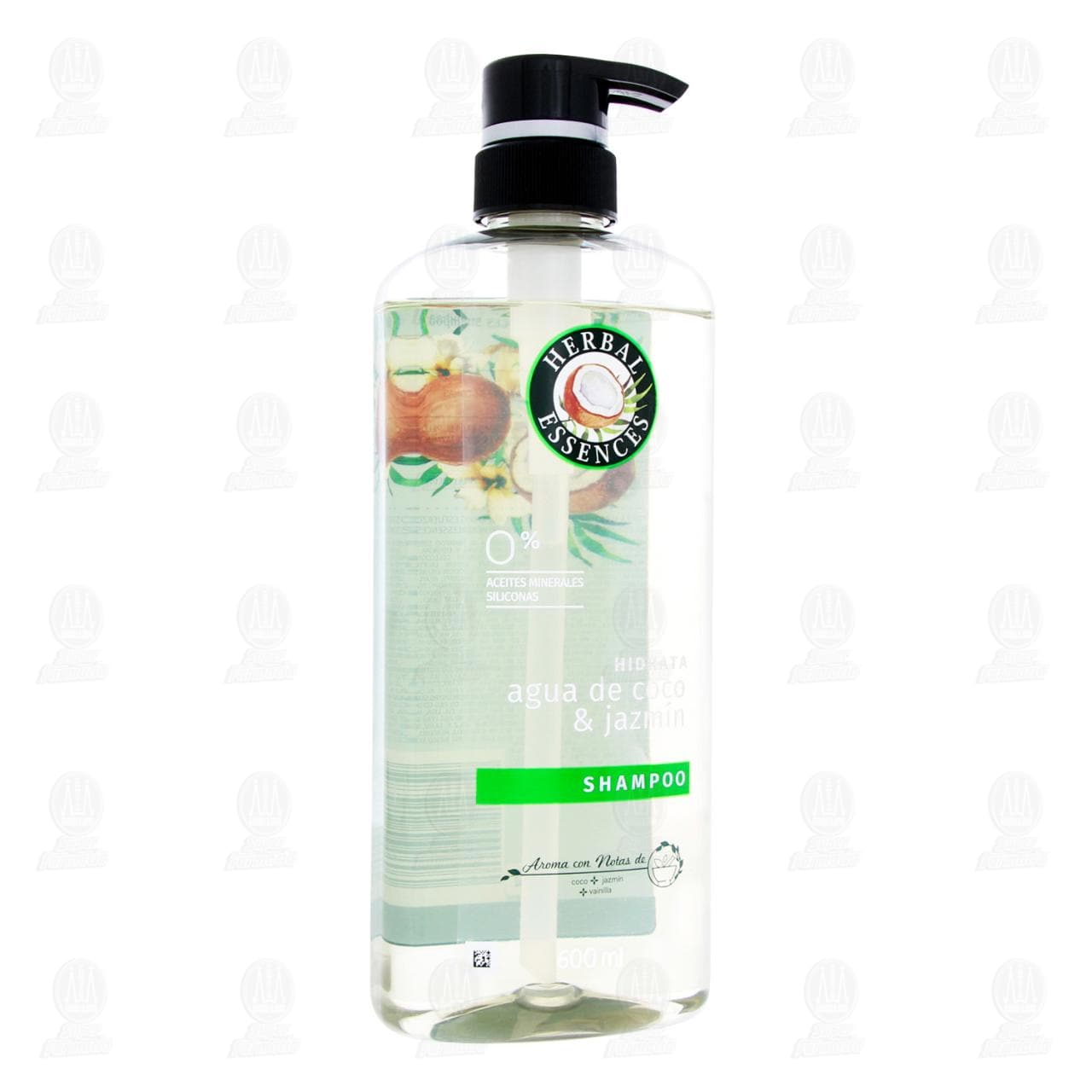 Shampoo Herbal Essences Hidrata Agua de Coco & Jazm&iacute;n, 600 ml.