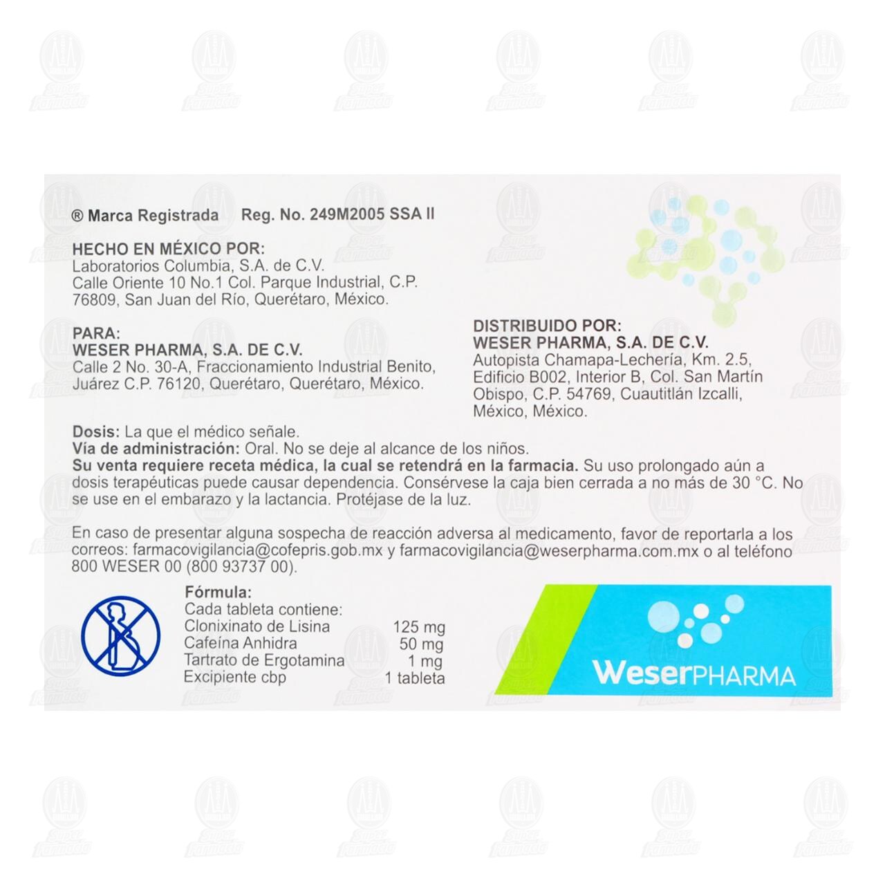 Altiorem 125mg/50mg/1mg, 15 Tabletas. image number 2