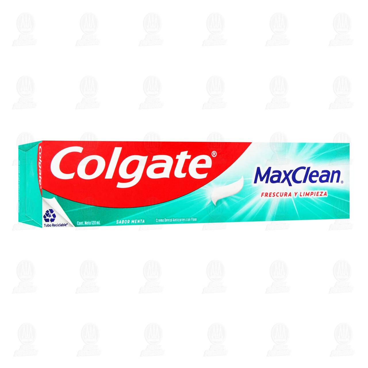 Pasta Dental Colgate Max Clean Sabor Menta, 120 ml.