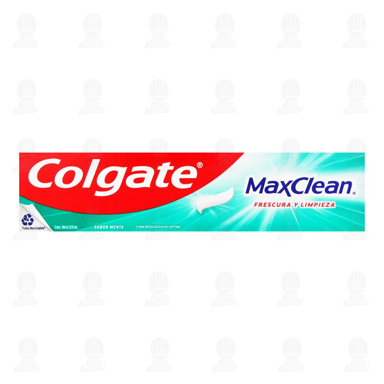 Pasta Dental Colgate Max Clean Sabor Menta, 120 ml. image number 1