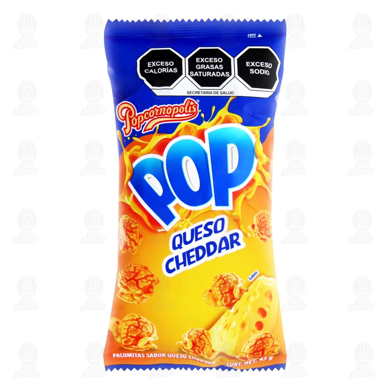 Palomitas Pop Queso Cheddar, 45 gr.