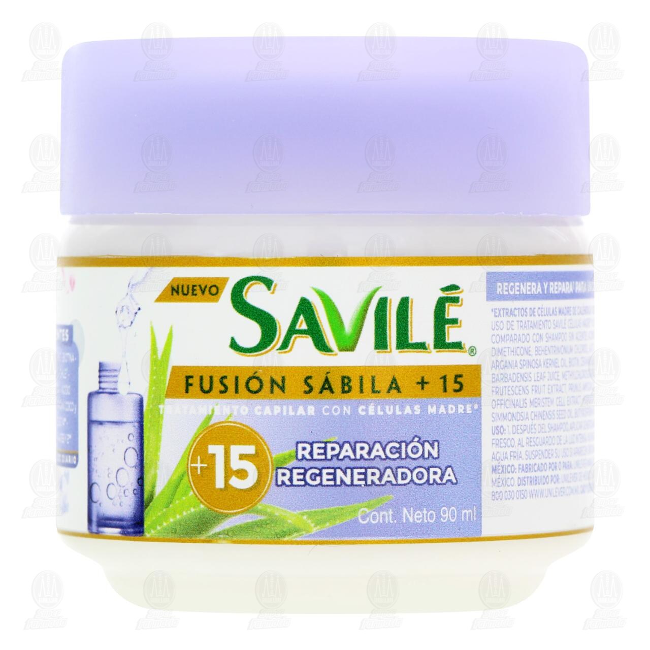 Tratamiento Capilar Savil&eacute; Fusi&oacute;n S&aacute;bila + 15 Reparaci&oacute;n Regeneradora, 90 ml. image number 1