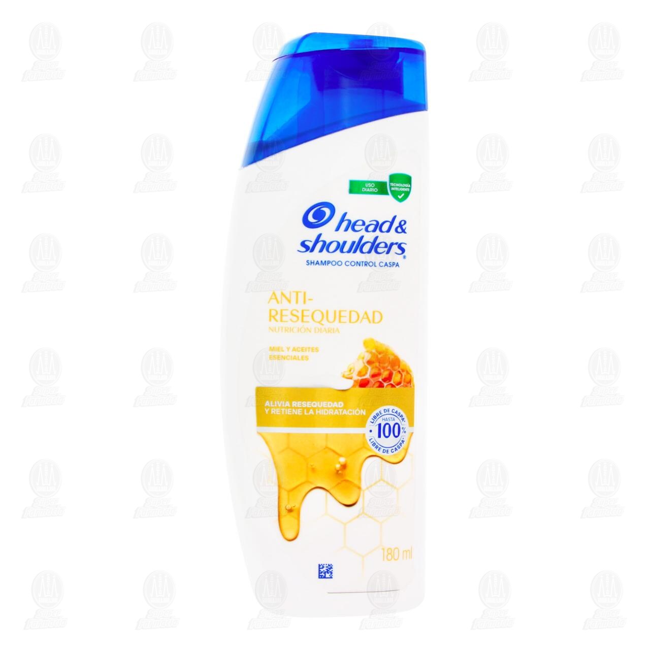 Shampoo Head & Shoulders Anti- Resequedad, 180 ml.