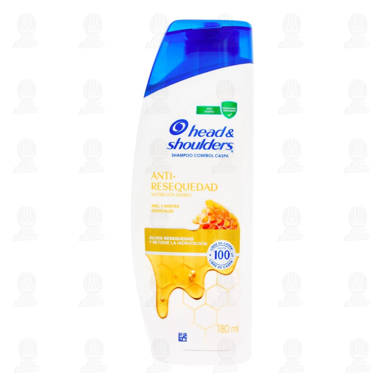 Shampoo Head & Shoulders Anti- Resequedad, 180 ml. image number 1