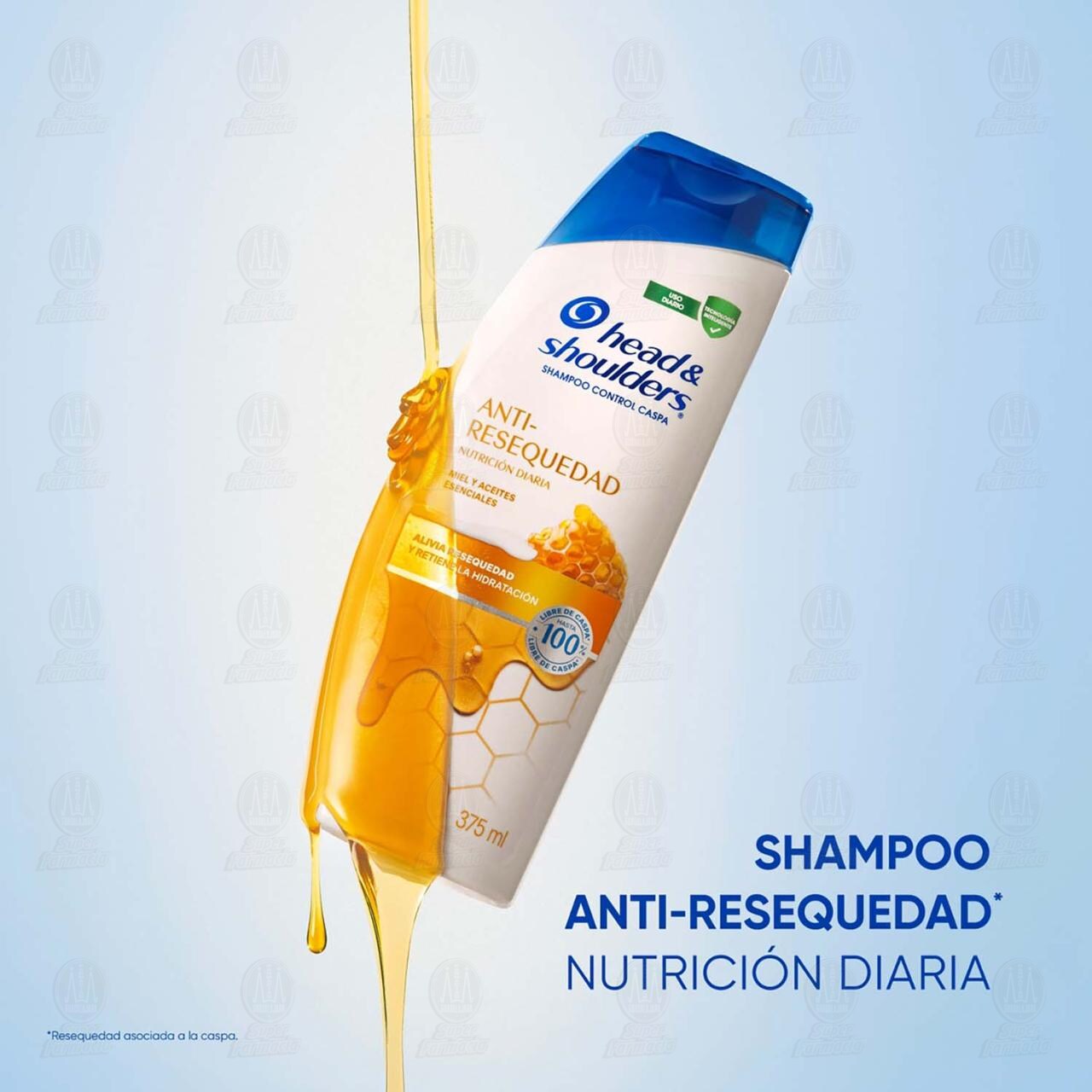 Shampoo Head & Shoulders Anti- Resequedad, 375 ml. image number 4