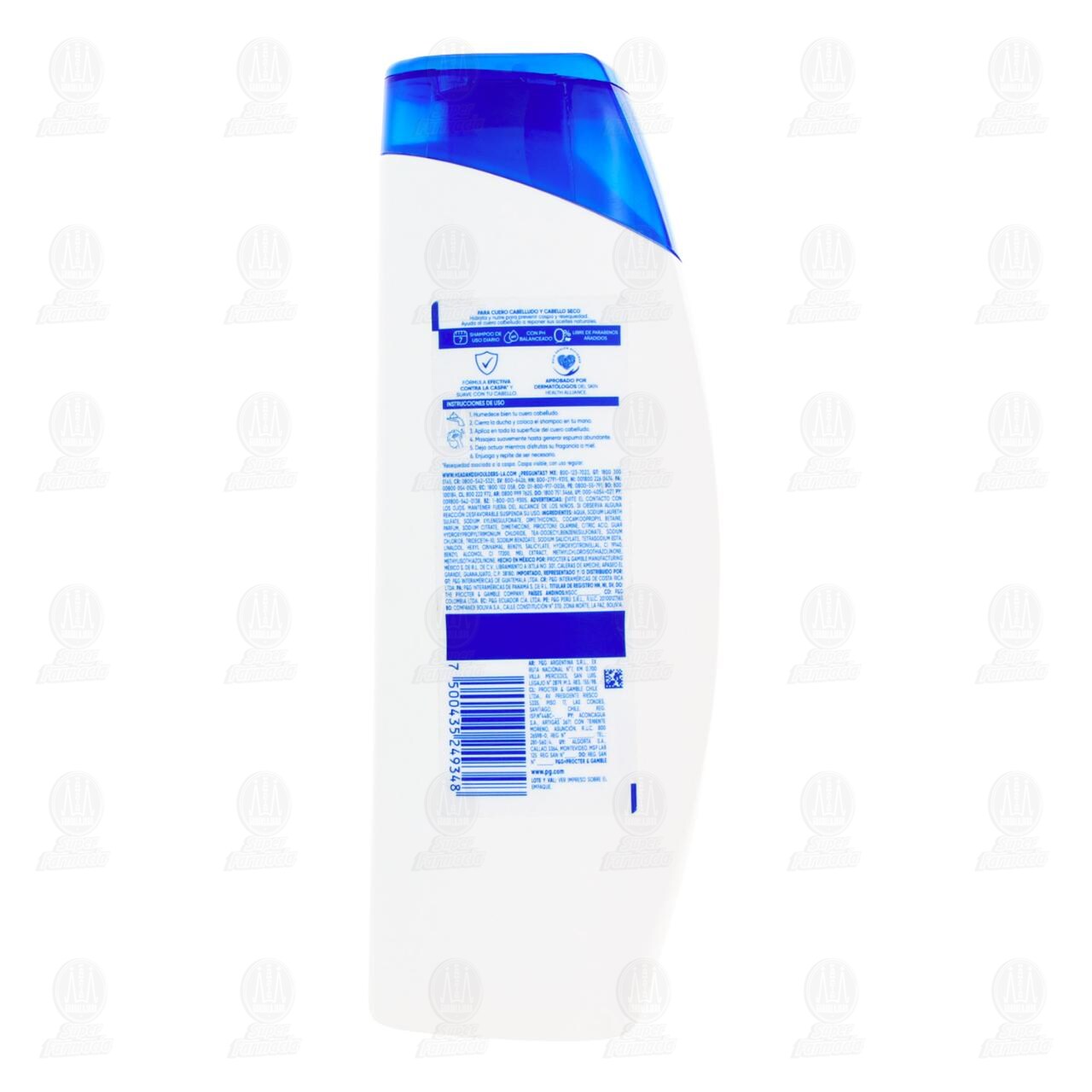 Shampoo Head & Shoulders Anti- Resequedad, 375 ml. image number 2