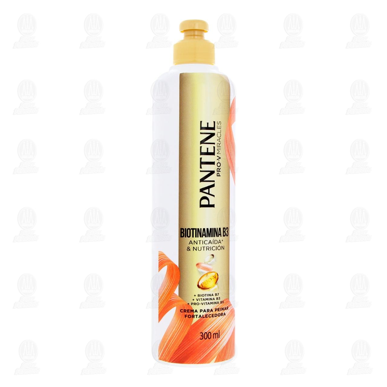 Imagen para Crema para Peinar Pantene Biotinamina B3 Anticaída+ & Nutrición, 300 ml.
