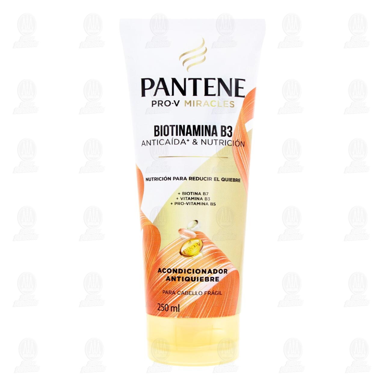 Acondicionador Pantene Biotinamina B3 Anticaída+ & Nutrición, 250 ml.
